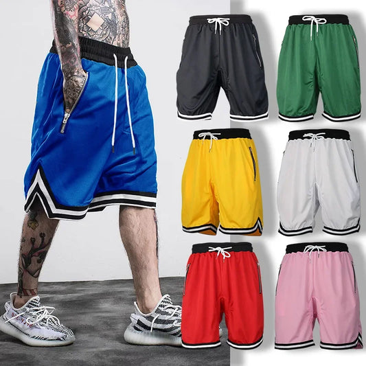 Men's Quick Dry Gym Jogger Shorts, 8 Colors