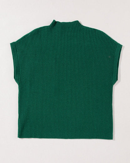 Ayla Short Sleeve Sweater - Forrest